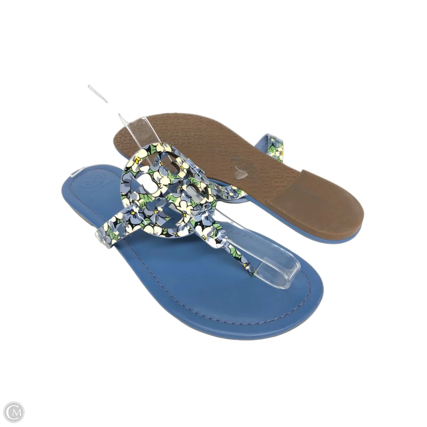 Sandals Designer By Tory Burch In Blue, Size: 8
