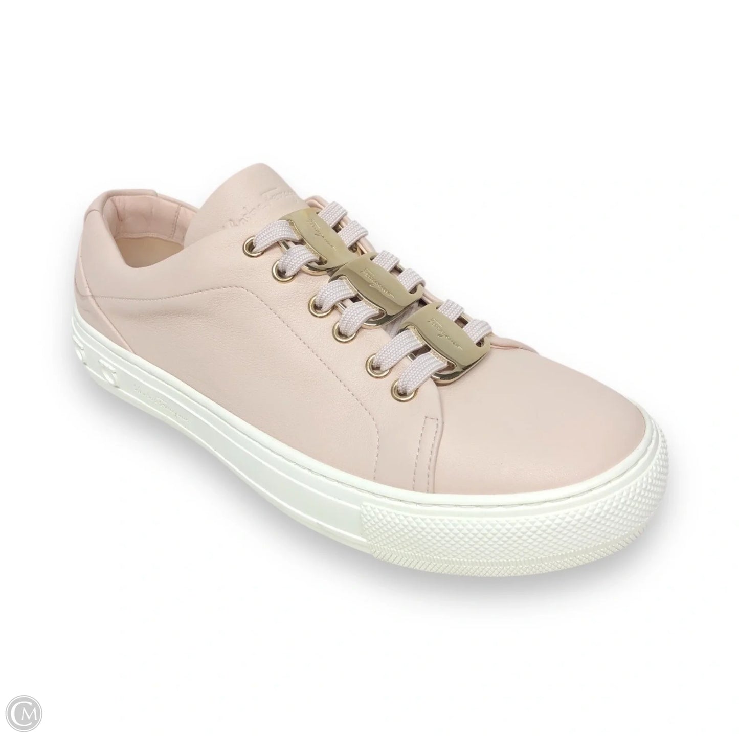 Shoes Luxury Designer By Ferragamo In Pink, Size: 10.5