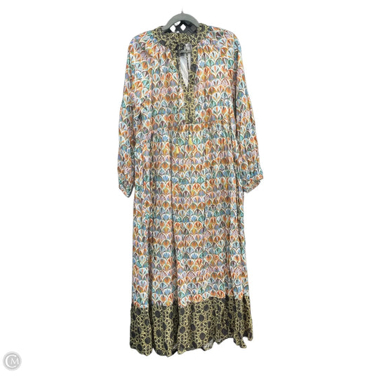 Dress Casual Maxi By Cmc In Multi-colored, Size: Osfm