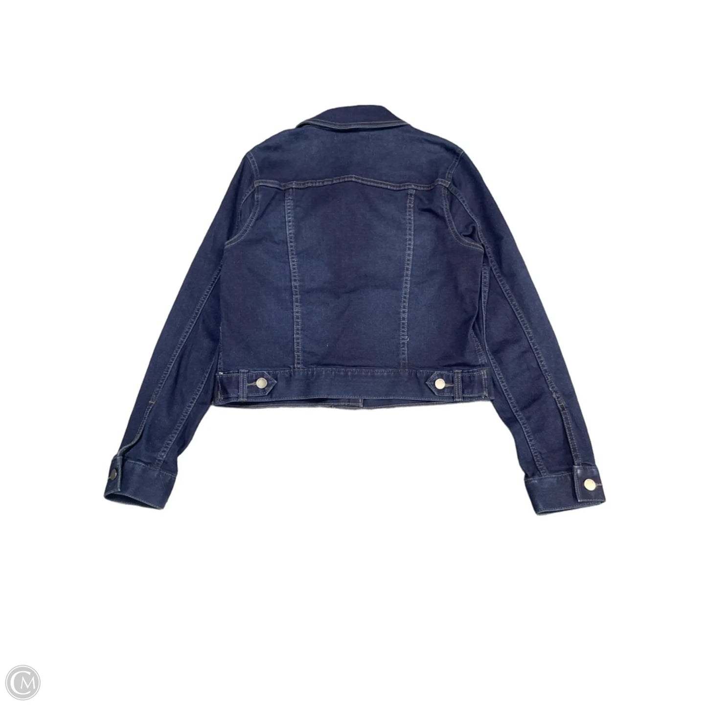 Jacket Denim By Apt 9 In Blue Denim, Size: S