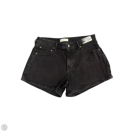 Shorts By Abercrombie And Fitch In Black Denim, Size: 14