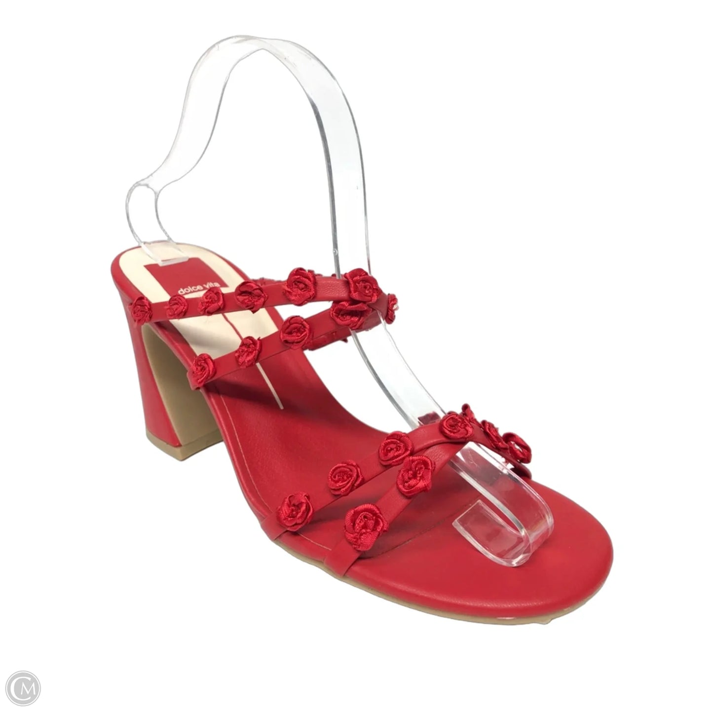 Sandals Heels Block By Dolce Vita In Red, Size: 9.5