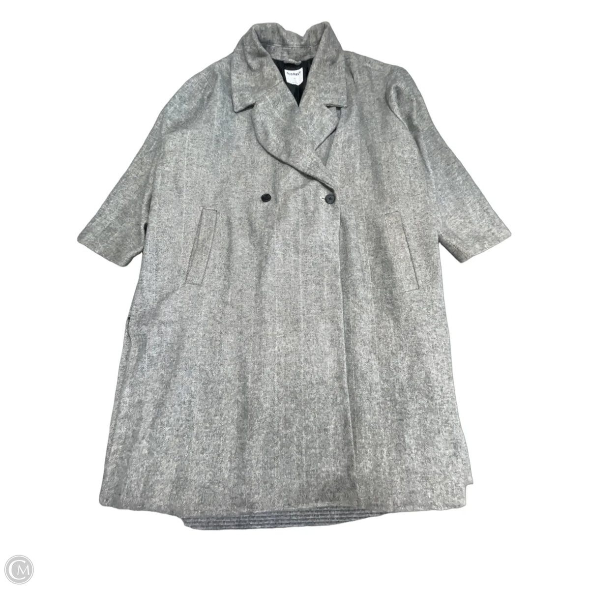 Coat Peacoat By Old Navy In Grey, Size: 3x