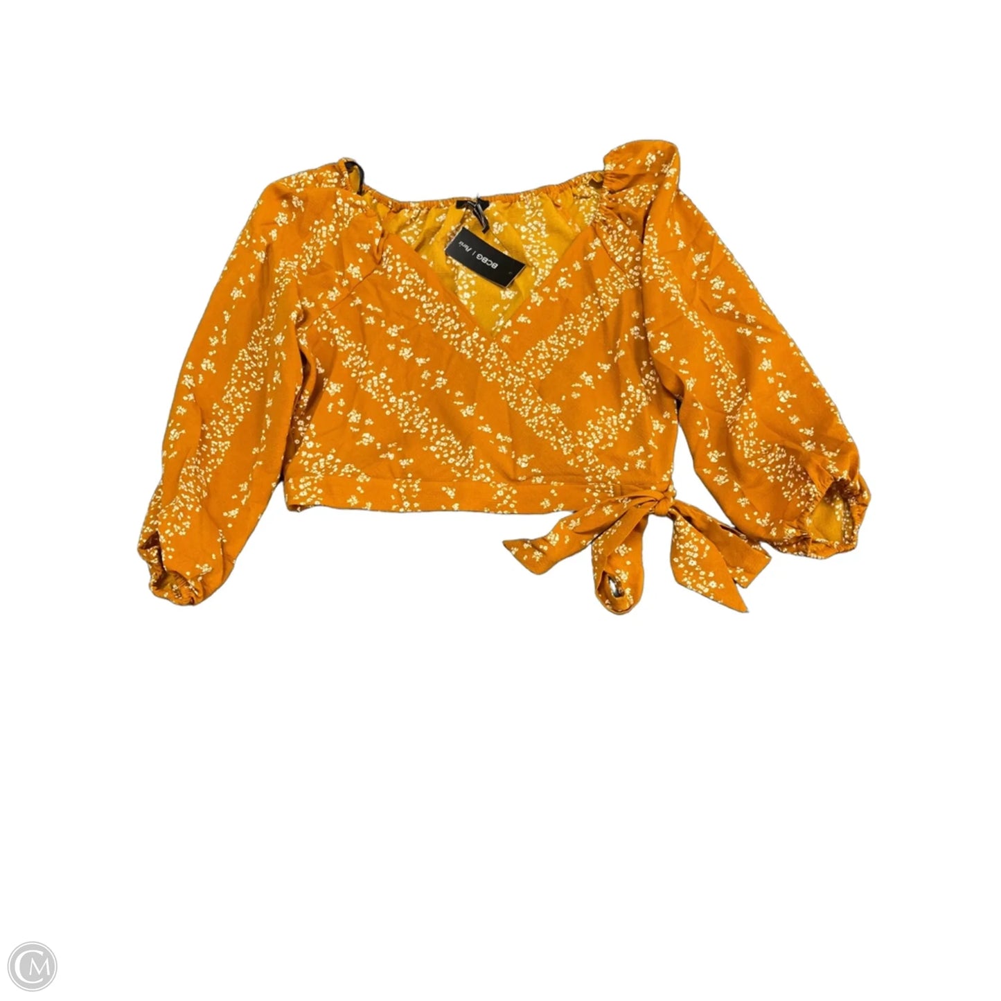 Skirt Set 2pc By Bcbg In White & Yellow, Size: M