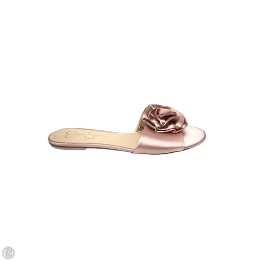 Sandals Flats By Jessica Simpson In Pink, Size: 11