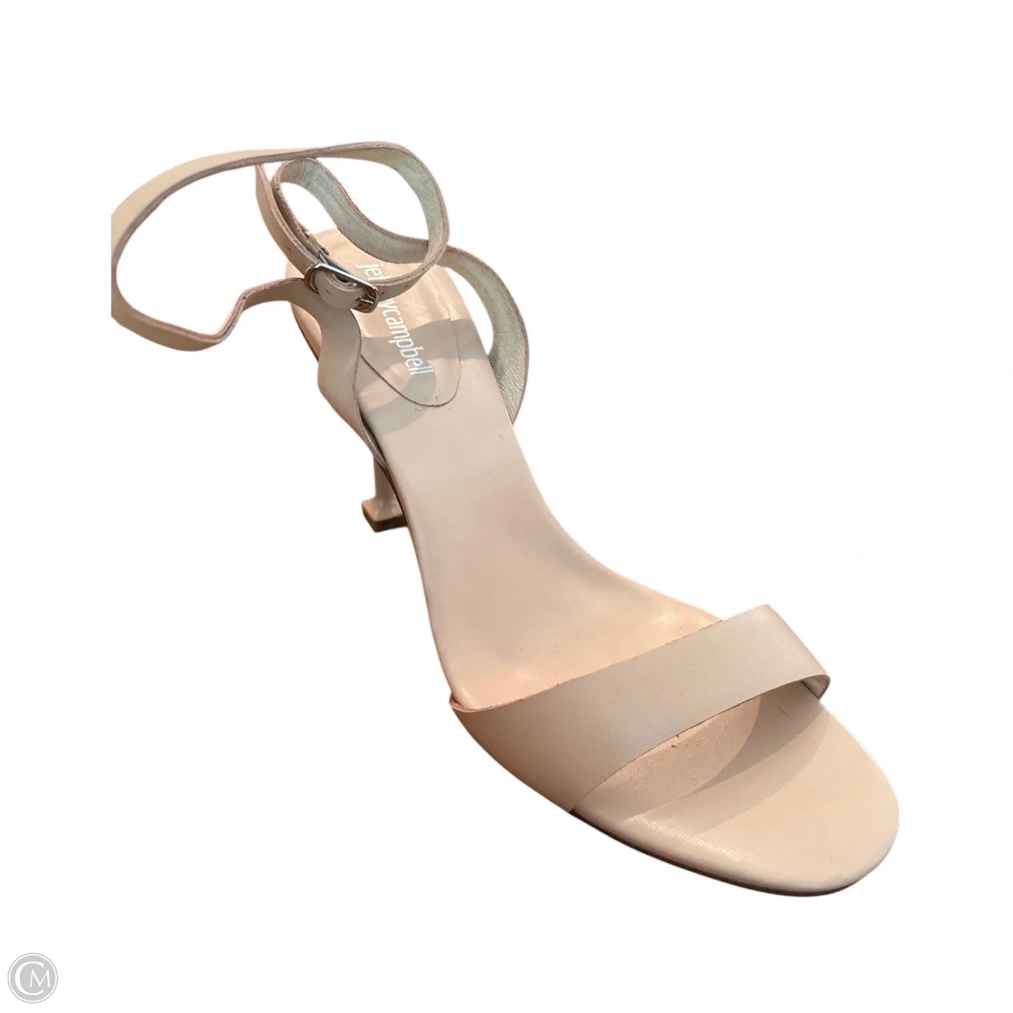 Sandals Heels Stiletto By Jeffrey Campbell In Tan, Size: 11