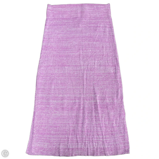 Skirt Midi By Free People In Grey & Purple, Size: M