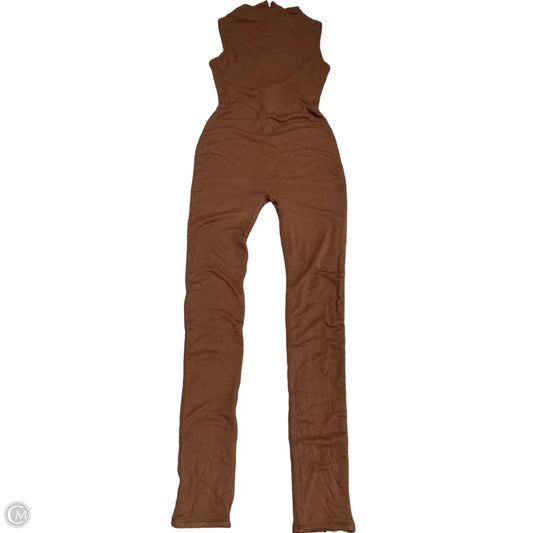 Jumpsuit By Nakedwardrobe In Brown, Size: L