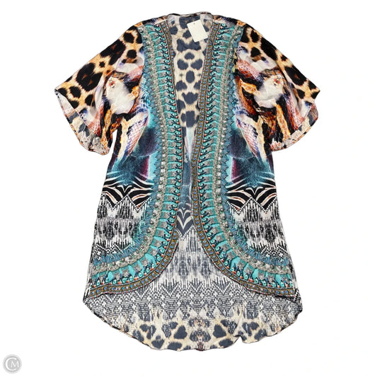 Kimono By Clothes Mentor In Multi-colored, Size: Osfm