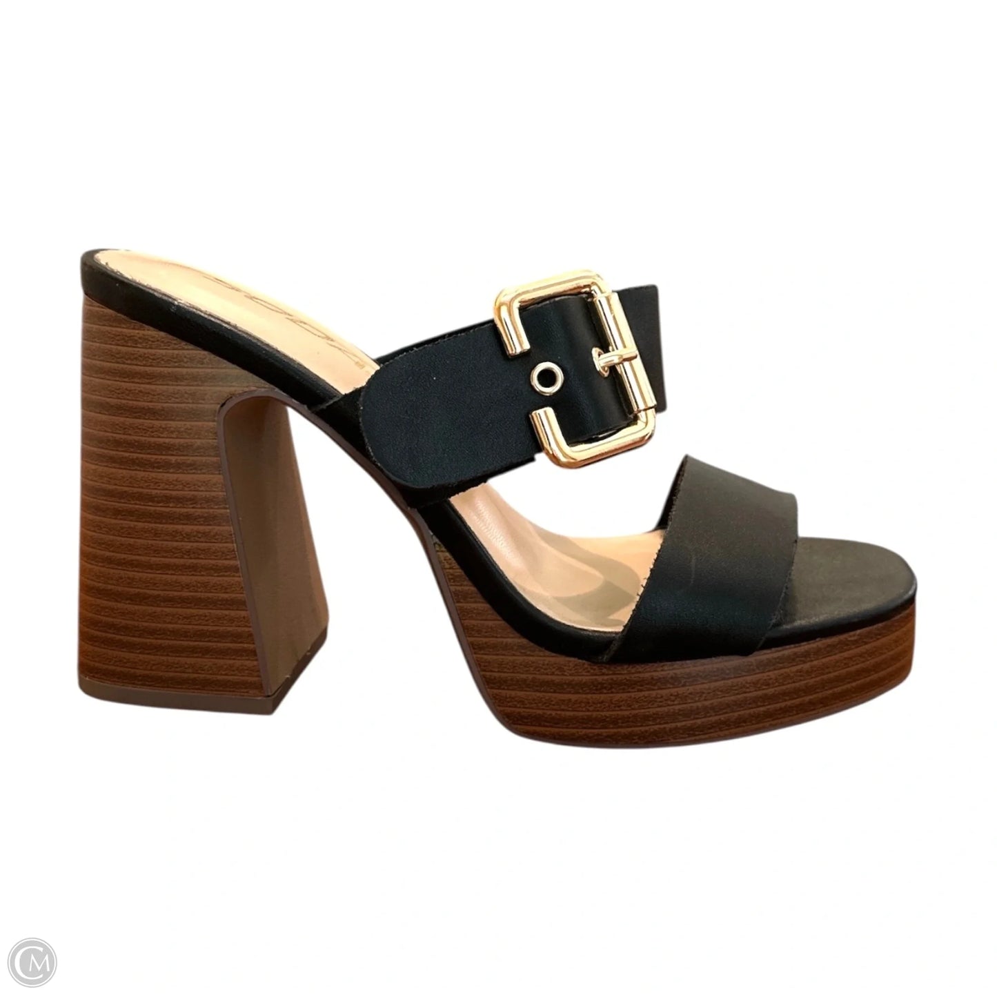 Shoes Heels Block By Soda In Black, Size: 6