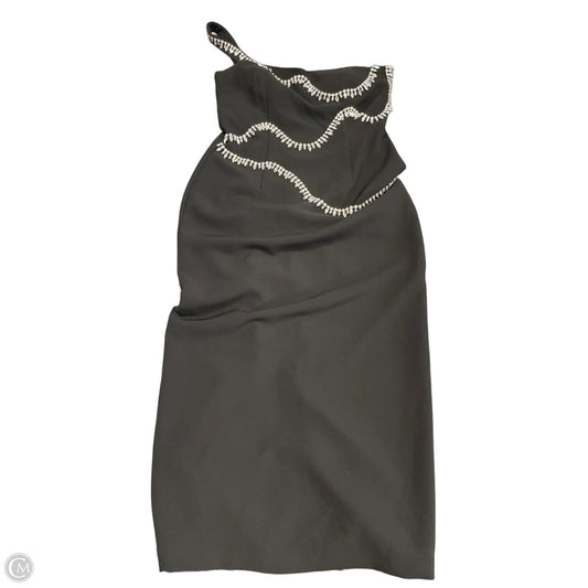 Dress Party Long By Gianni Bini In Black & Silver, Size: 12