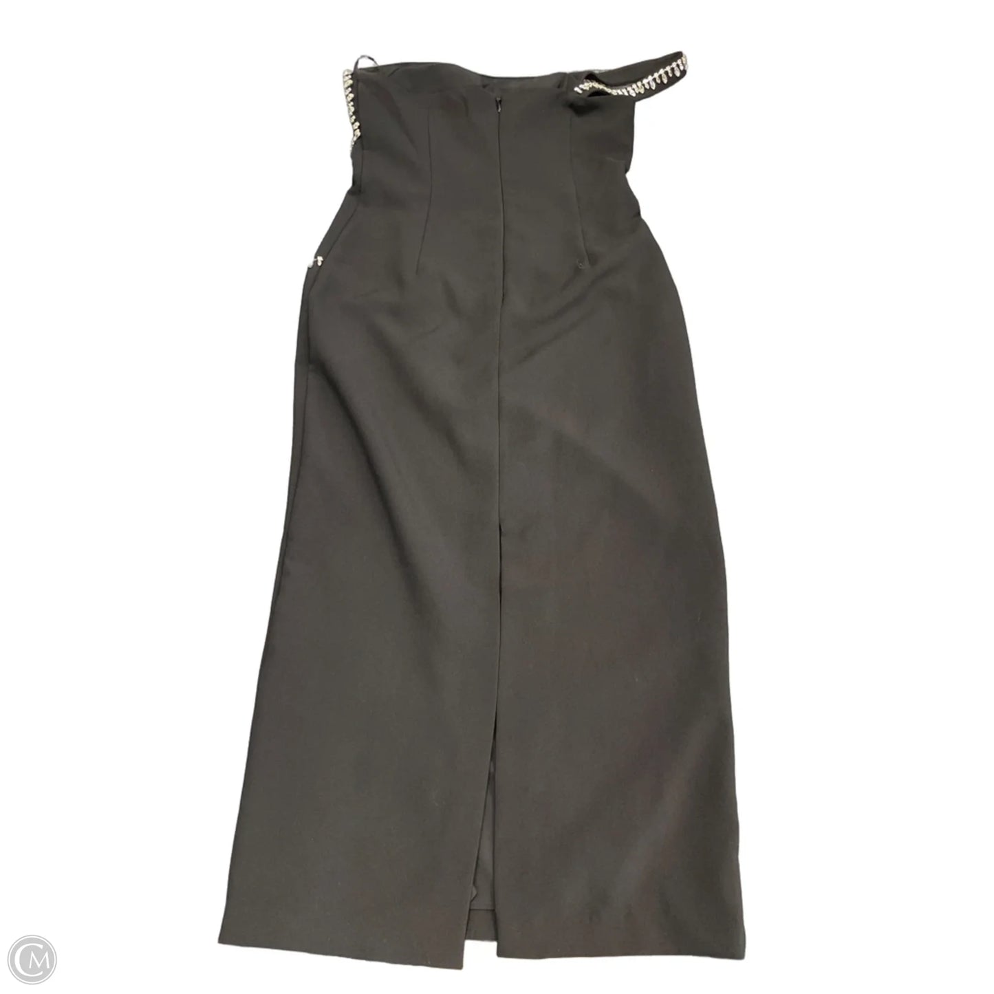 Dress Party Long By Gianni Bini In Black & Silver, Size: 12