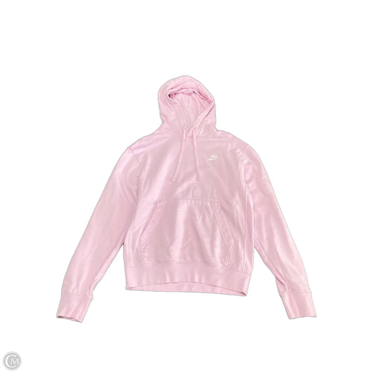 Athletic Sweatshirt Hoodie By Nike In Pink, Size: Xs