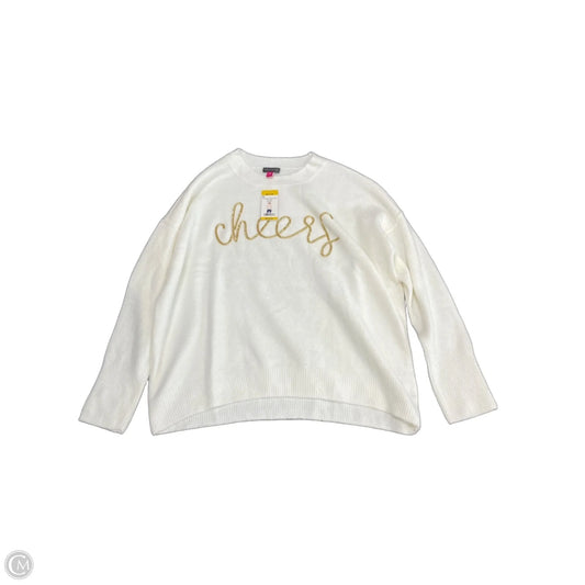 Sweater By Vince Camuto In Cream, Size: M