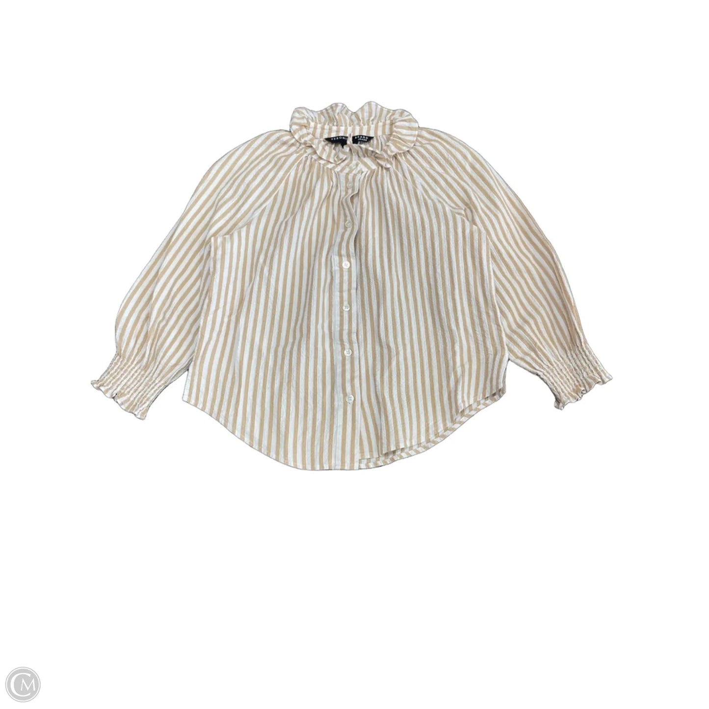 Top Long Sleeve By Veronica Beard In Striped Pattern, Size: Xs