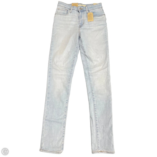 Jeans Skinny By Levis In Blue Denim, Size: 8