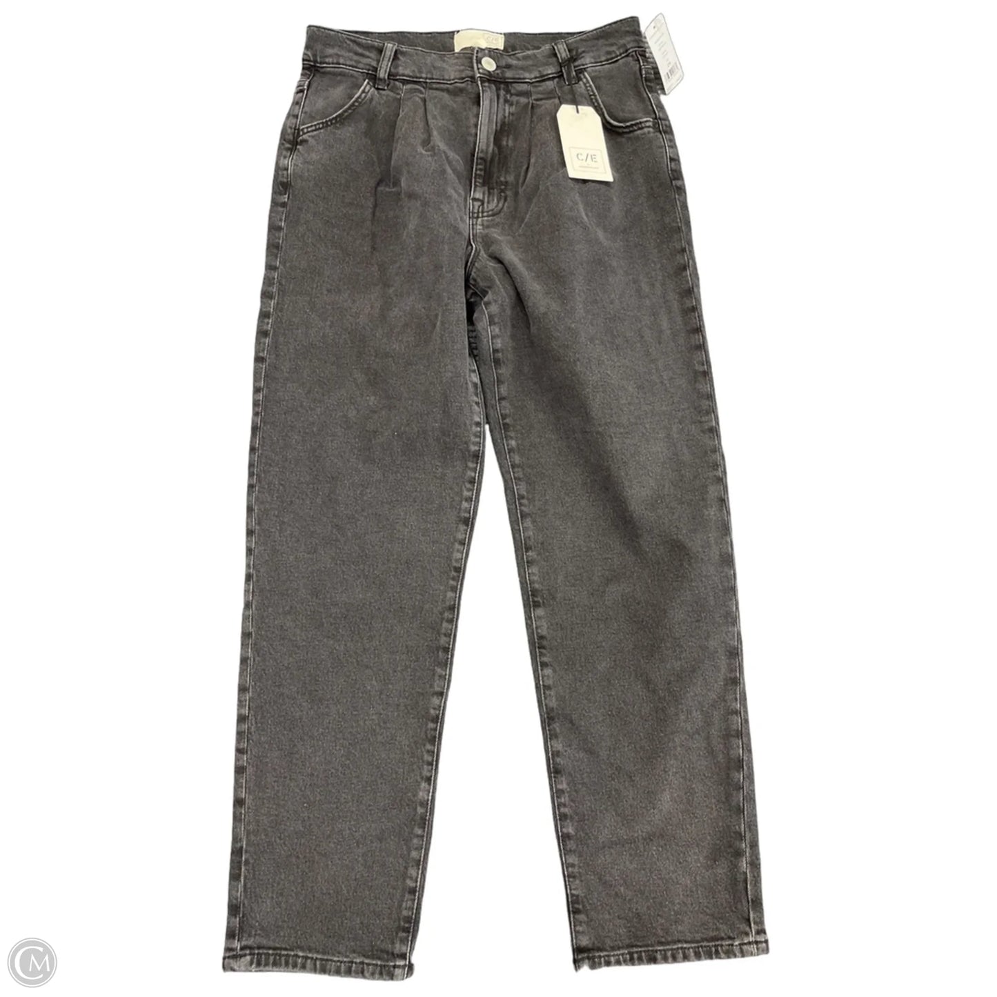 Jeans Straight By Current/elliott In Grey Denim, Size: 8
