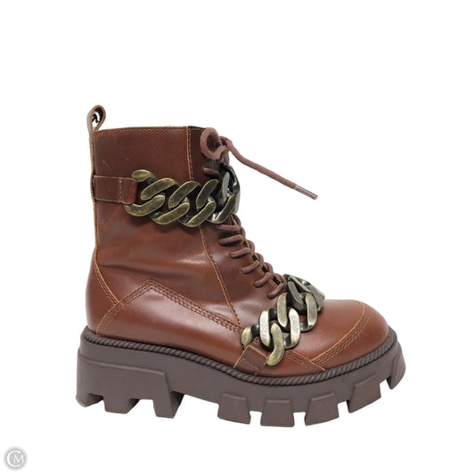 Boots Ankle Heels By Kelsi Dagger In Brown, Size: 6