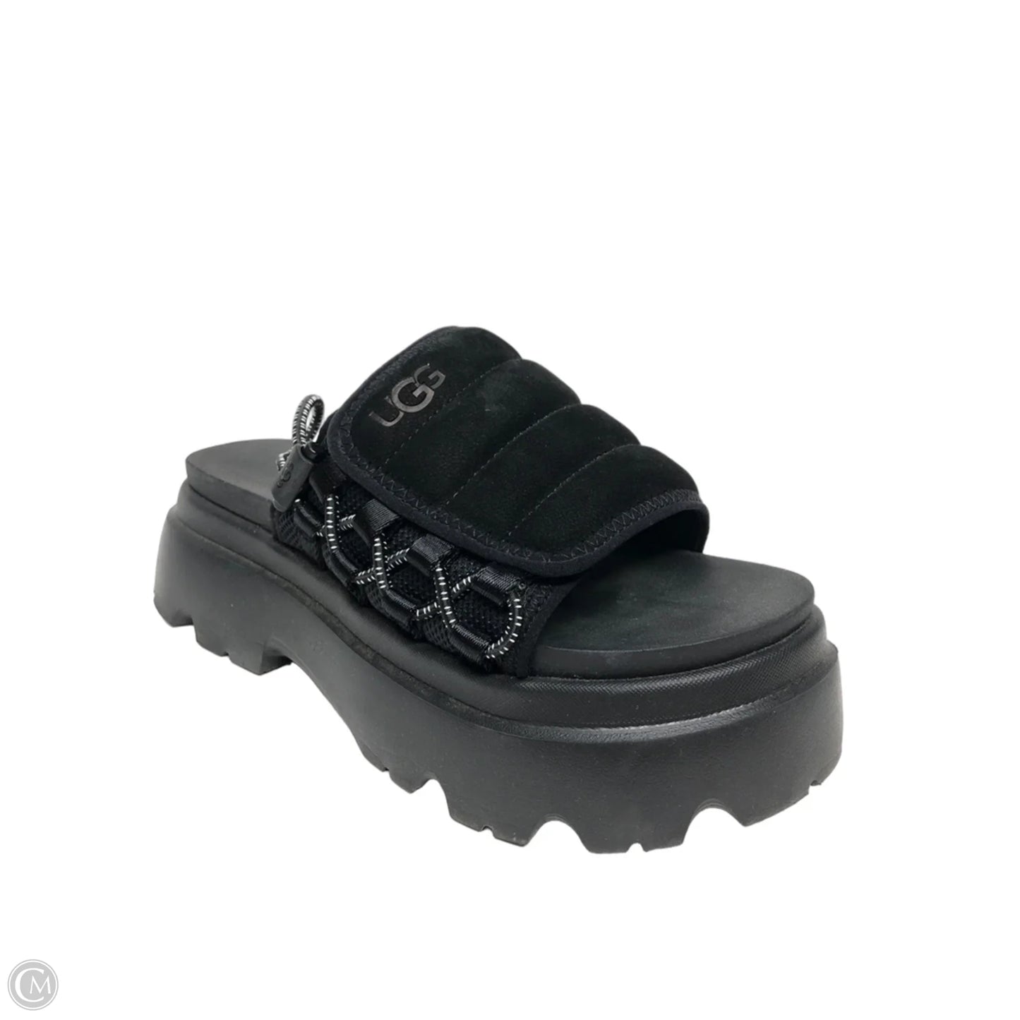 Sandals Heels Platform By Ugg In Black, Size: 6.5