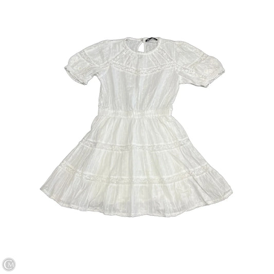 Dress Casual Short By Zara In White, Size: S