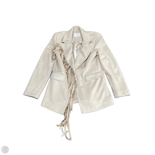 Blazer By Clothes Mentor In Beige, Size: S