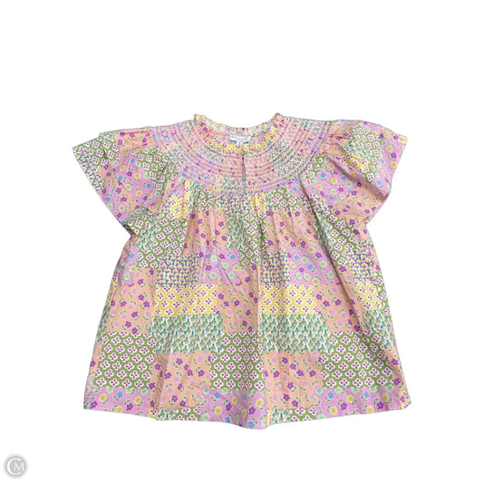Top Short Sleeve By Current Air In Multi-colored, Size: M