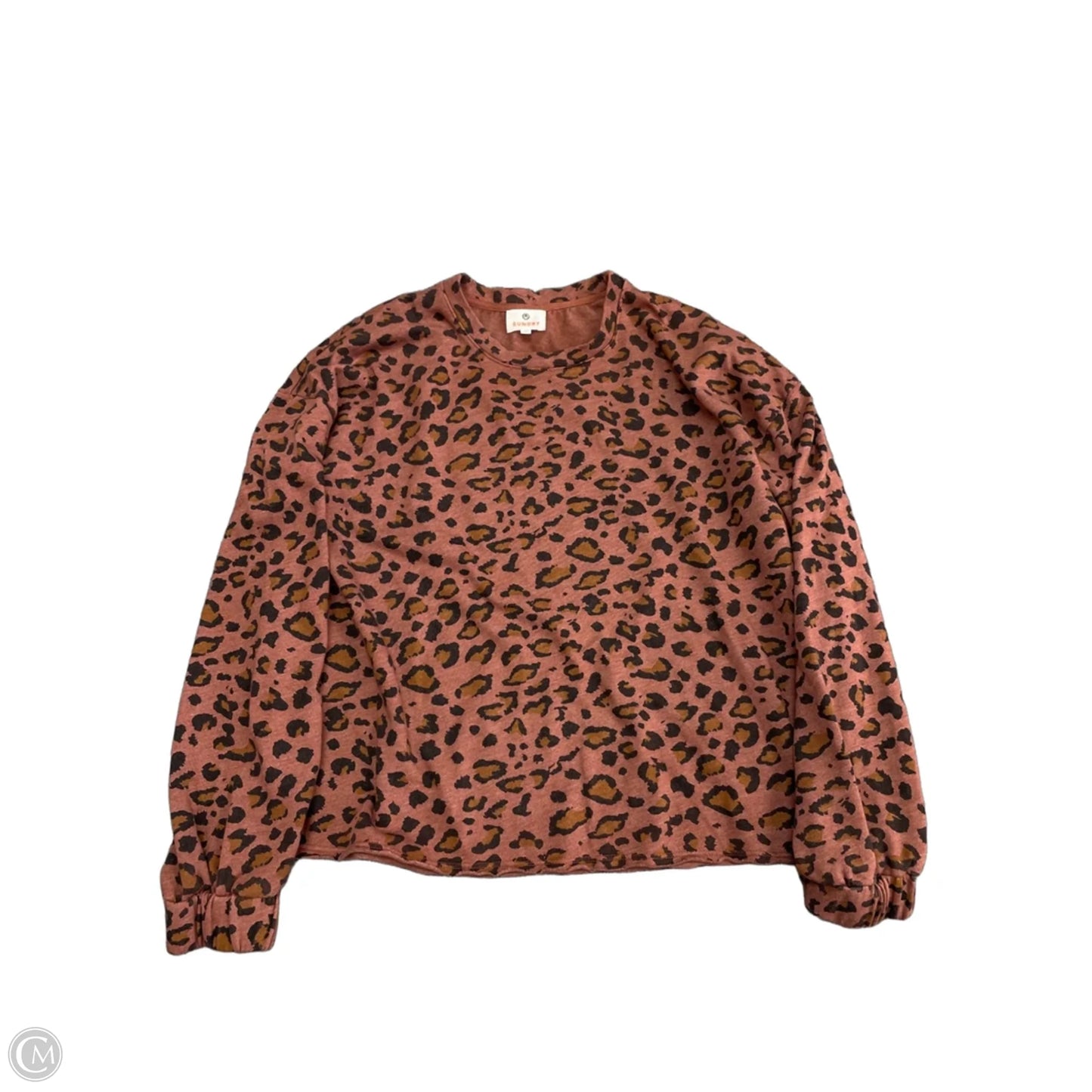 Sweatshirt Crewneck By Sundry In Animal Print, Size: 0