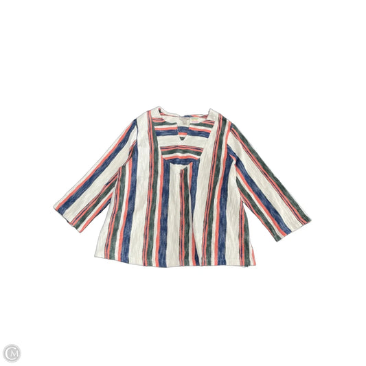 Tunic Long Sleeve By Logo In Multi-colored, Size: M
