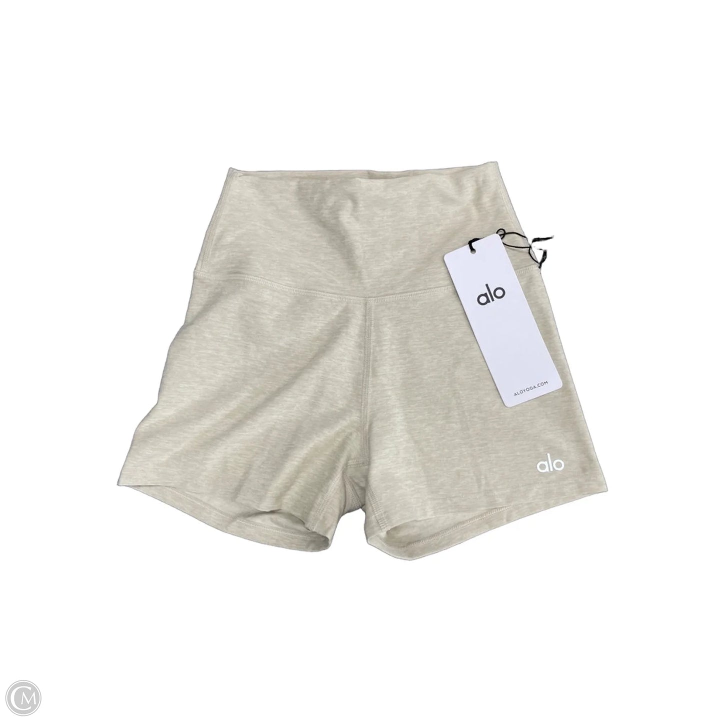 Athletic Shorts By Alo In Beige, Size: Xxs