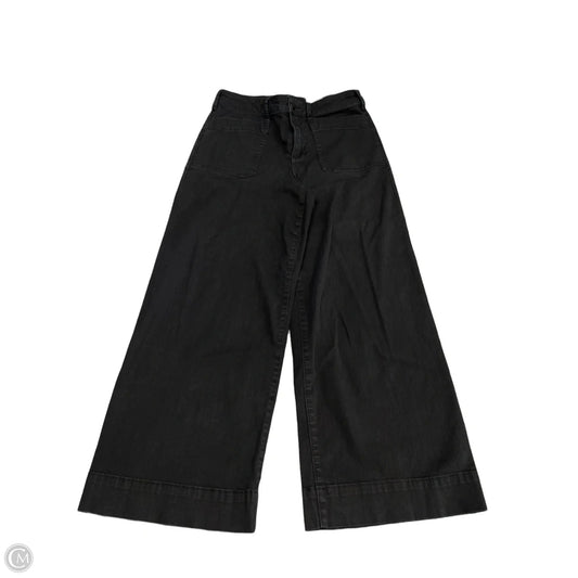 Jeans Wide Leg By Pilcro In Black, Size: 4