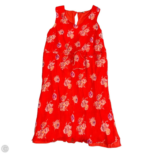 Dress Casual Midi By Lucky Brand In Floral Print, Size: 3x