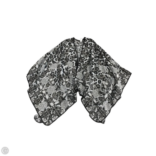 Shawl By Marc New York In Black & Grey, Size: Osfm
