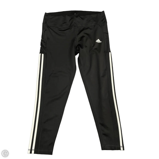 Athletic Leggings By Adidas In Black, Size: 2x