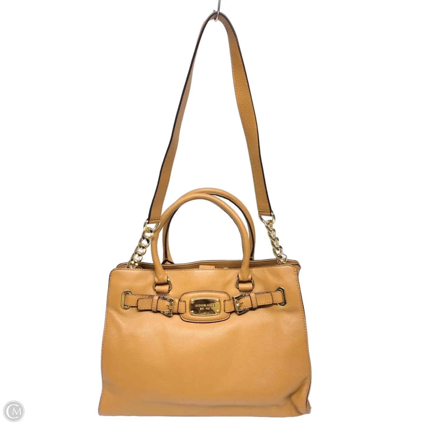 Handbag Leather By Michael By Michael Kors, Size: Large