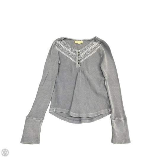 Top Long Sleeve By Lucky Brand In Blue, Size: S