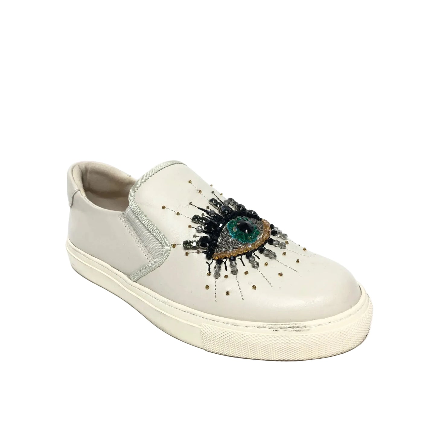 Shoes Sneakers By Kurt Geiger In Beige, Size: 8.5