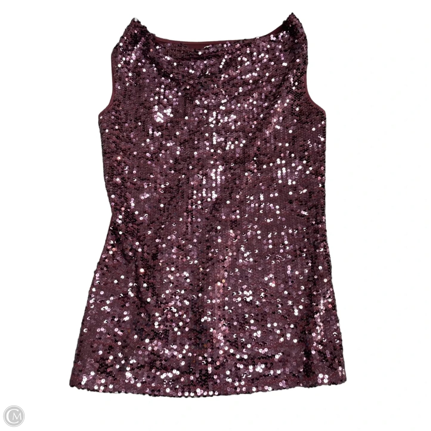 Blouse Sleeveless By Calvin Klein In Purple, Size: M