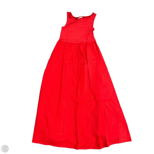 Dress Casual Midi By Loft In Red, Size: S