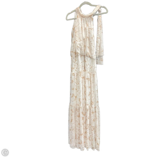 Dress Casual Maxi By Tommy Hilfiger In Brown & White, Size: 14