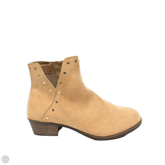 Boots Ankle Heels By Treasure And Bond In Tan, Size: 5