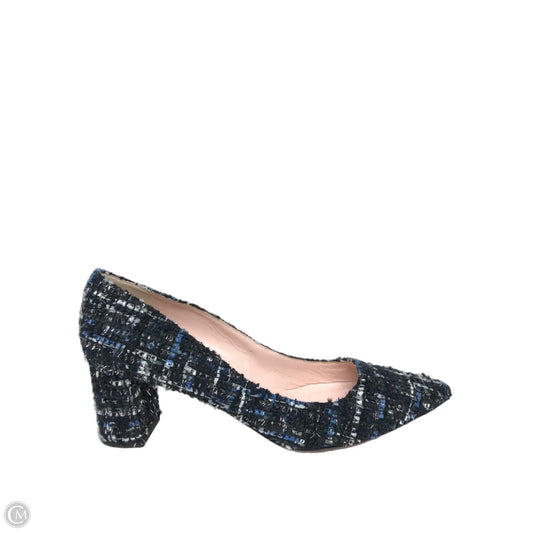 Shoes Heels Block By Kate Spade In Black & Blue, Size: 10
