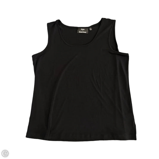 Tank Top By Dennis Basso Qvc In Black, Size: Xl