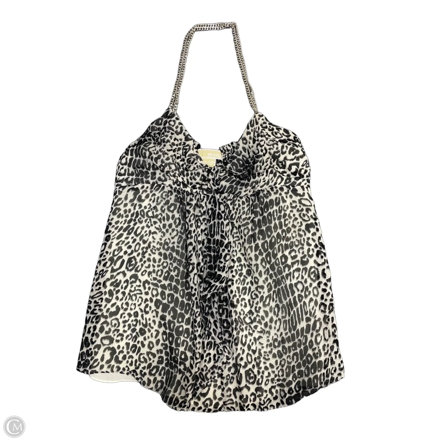 Blouse Sleeveless By Michael By Michael Kors In Animal Print, Size: Xl