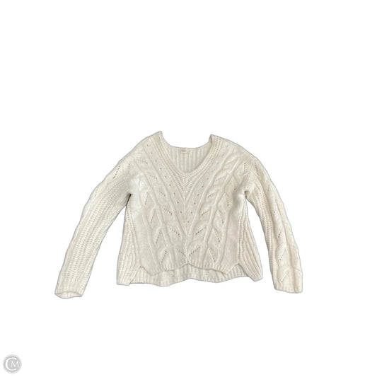Sweater By Anthropologie In Cream, Size: S