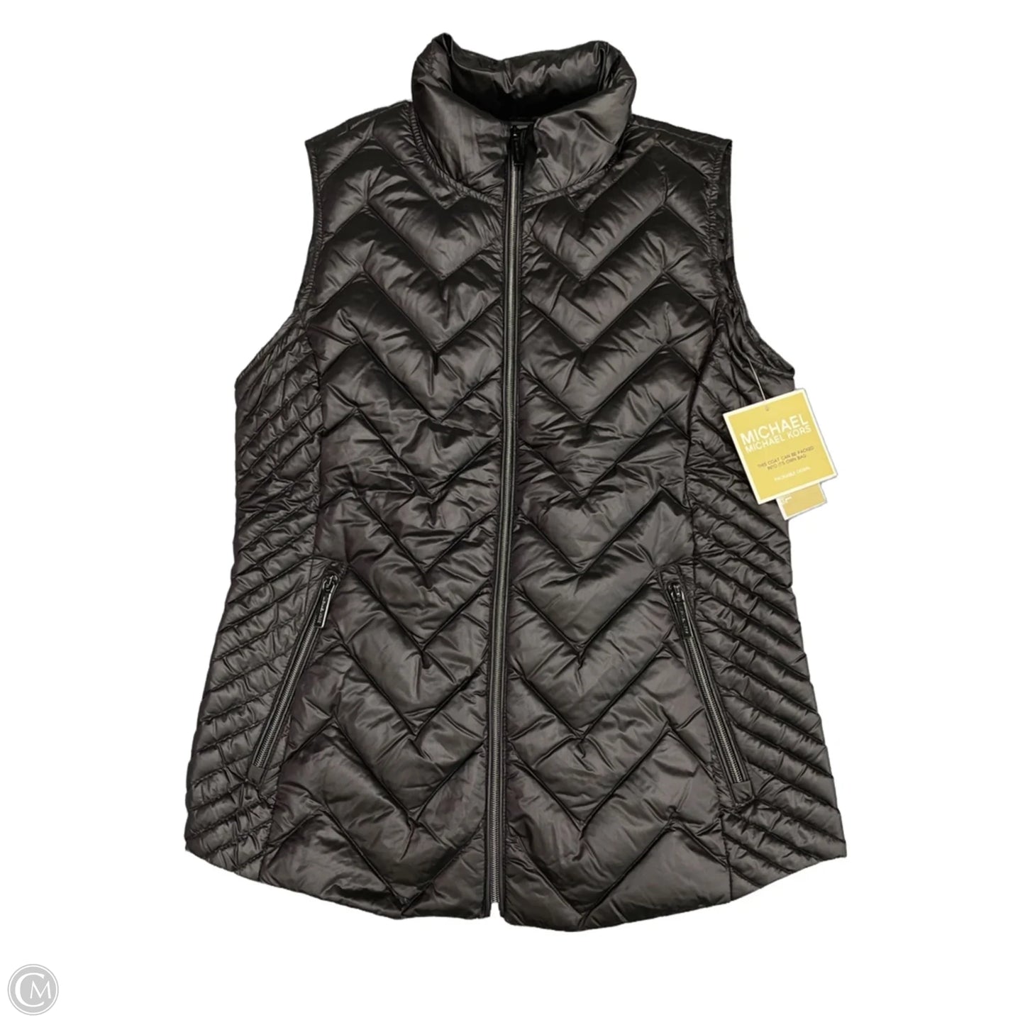 Vest Puffer & Quilted By Michael By Michael Kors In Black, Size: S