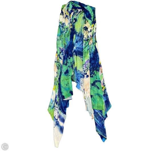 Cardigan By Cmc In Blue & Green, Size: L