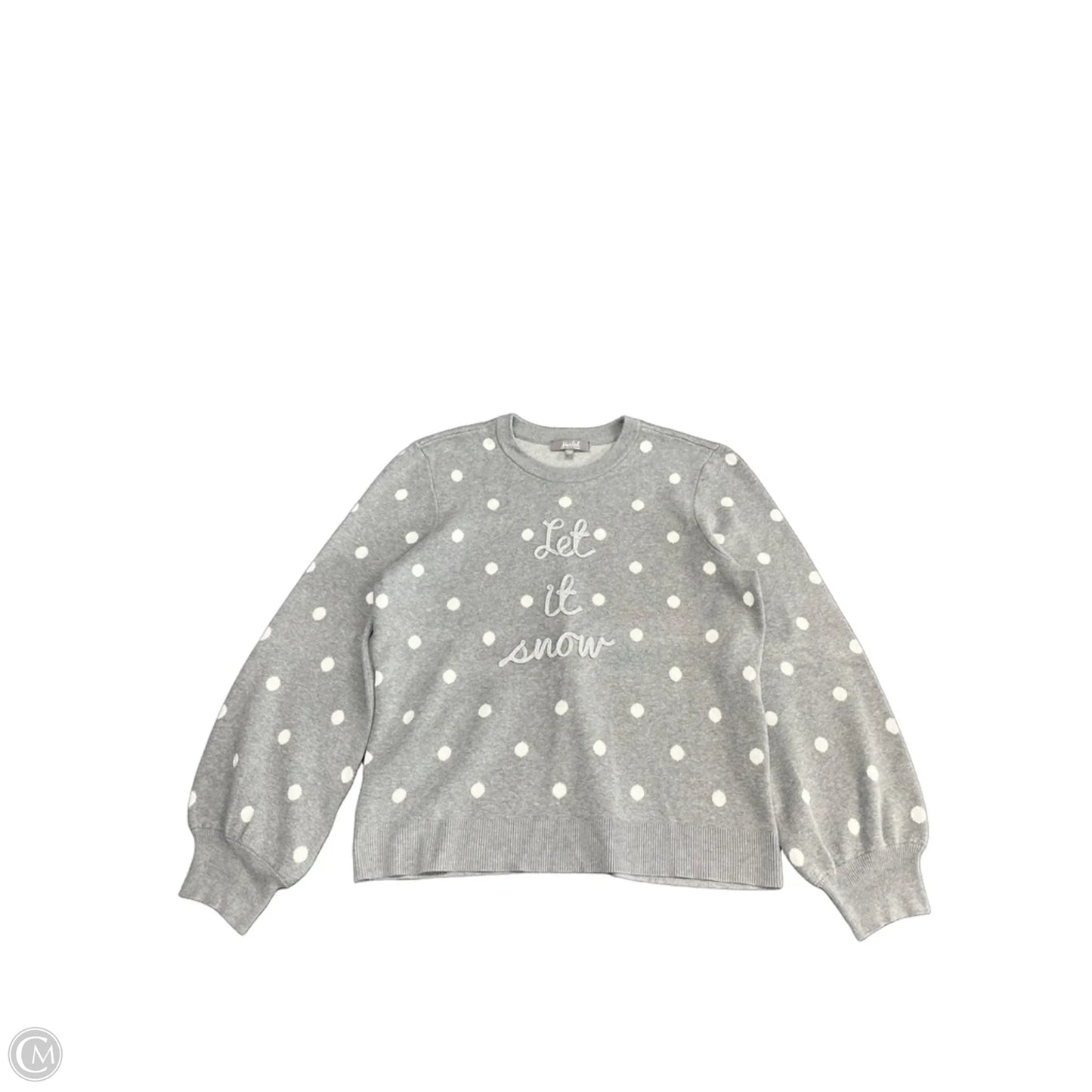 Sweater By Marled In Grey & White, Size: Xl
