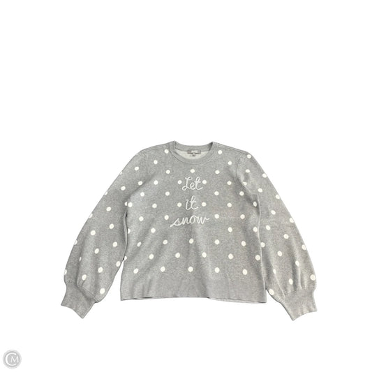 Sweater By Marled In Grey & White, Size: Xl
