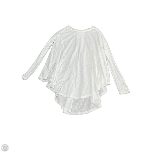 Top Long Sleeve By We The Free In White, Size: S