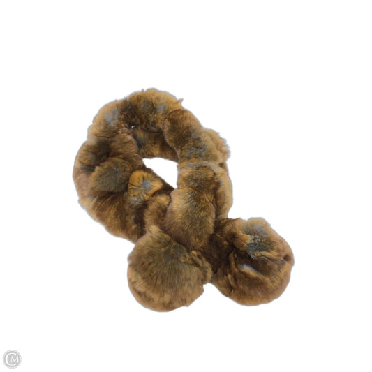 Rabbit Fur Scarf Winter By Cma In Brown
